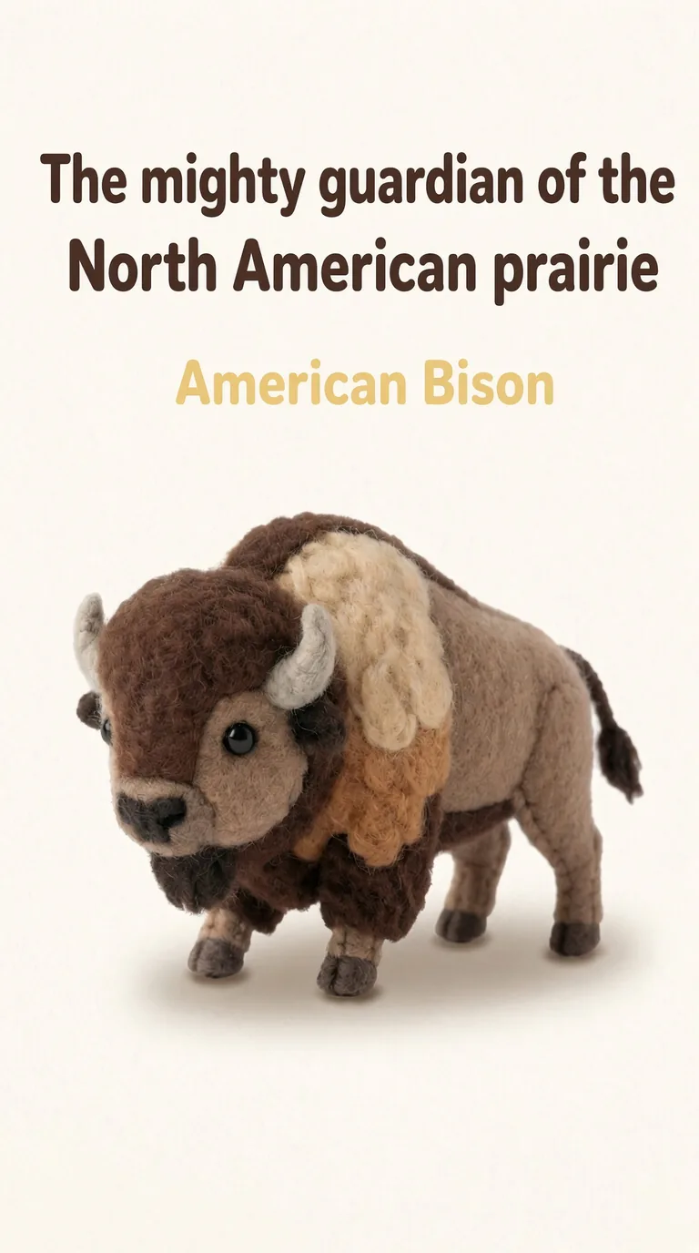 The mighty guardian of the North American prairie — American Bison