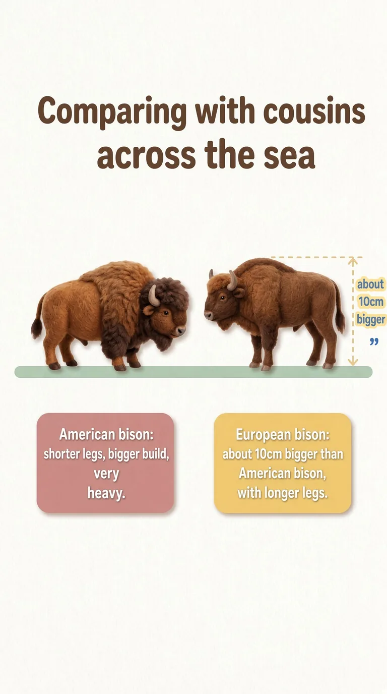 Comparing with cousins across the sea — American bison / European bison