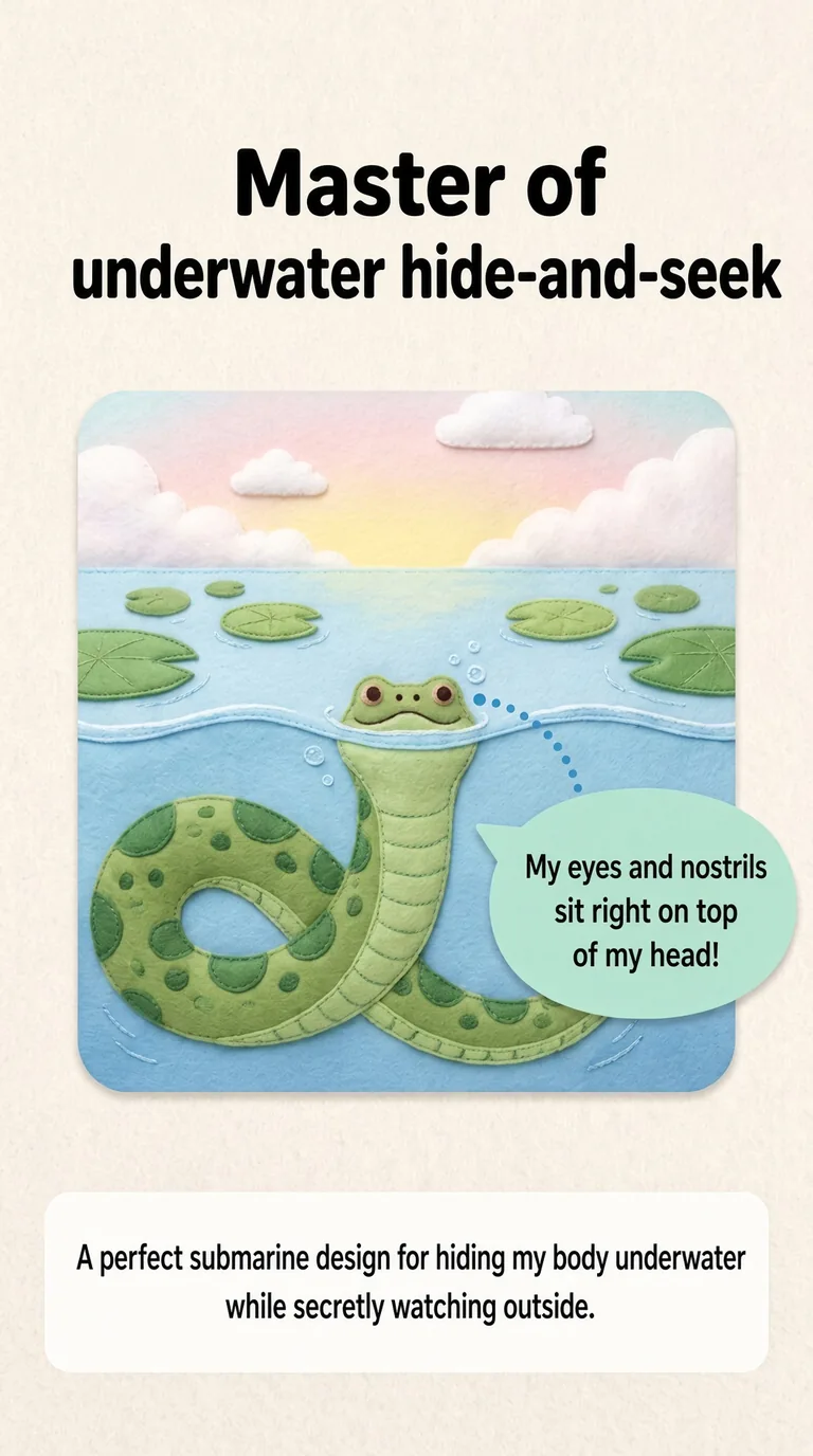Master of underwater hide-and-seek