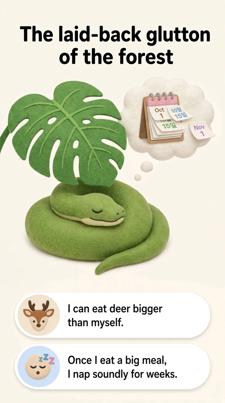 The laid-back glutton of the forest