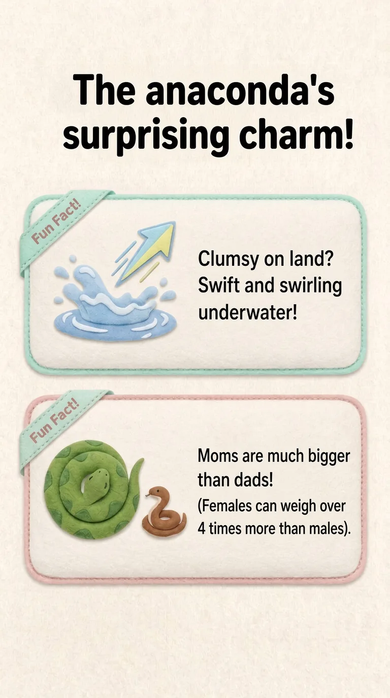 The anaconda's surprising charm!