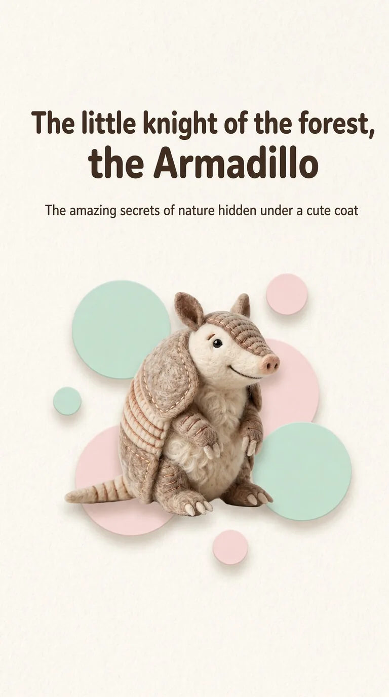 The little knight of the forest, the Armadillo — The amazing secrets of nature hidden under a cute coat