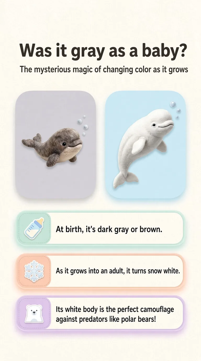 Was it gray as a baby? — The mysterious magic of changing color as it grows