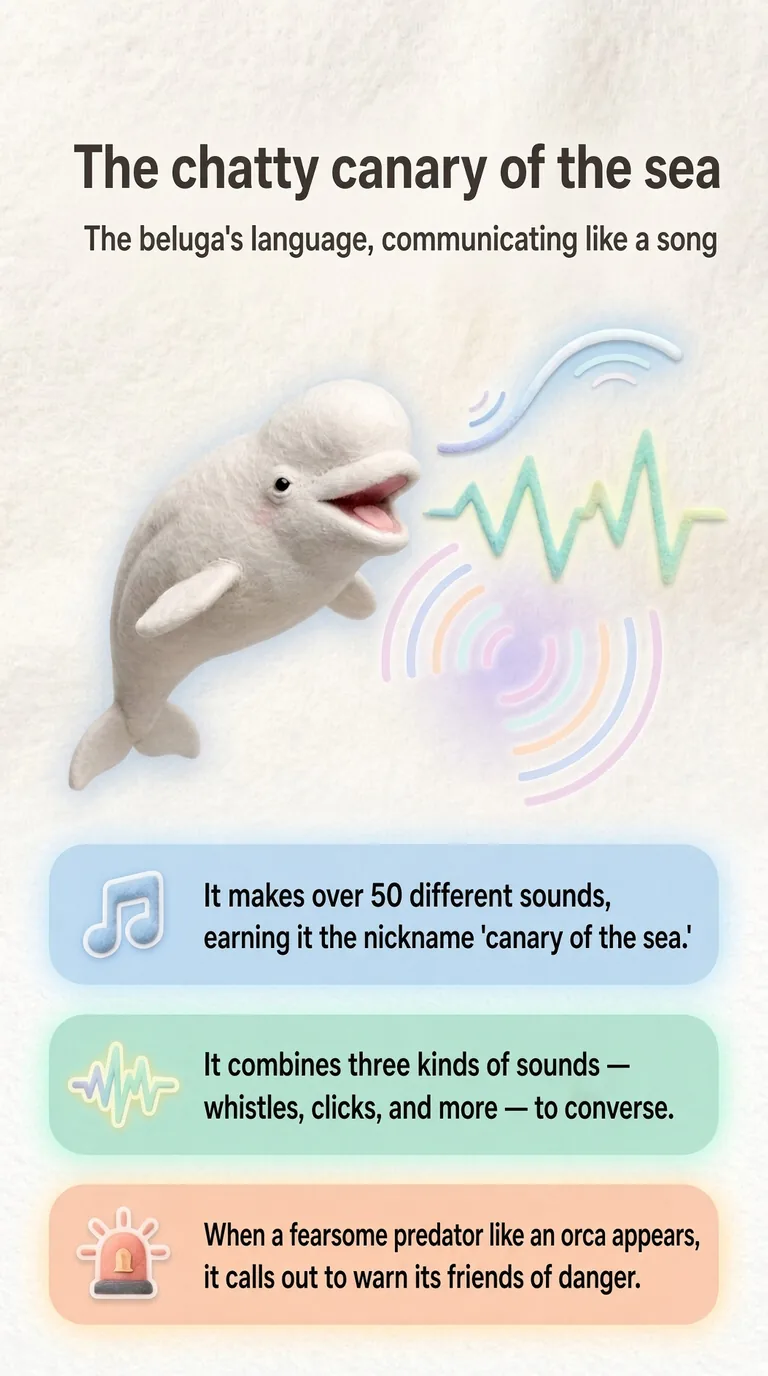 The chatty canary of the sea — The beluga's language, communicating like a song