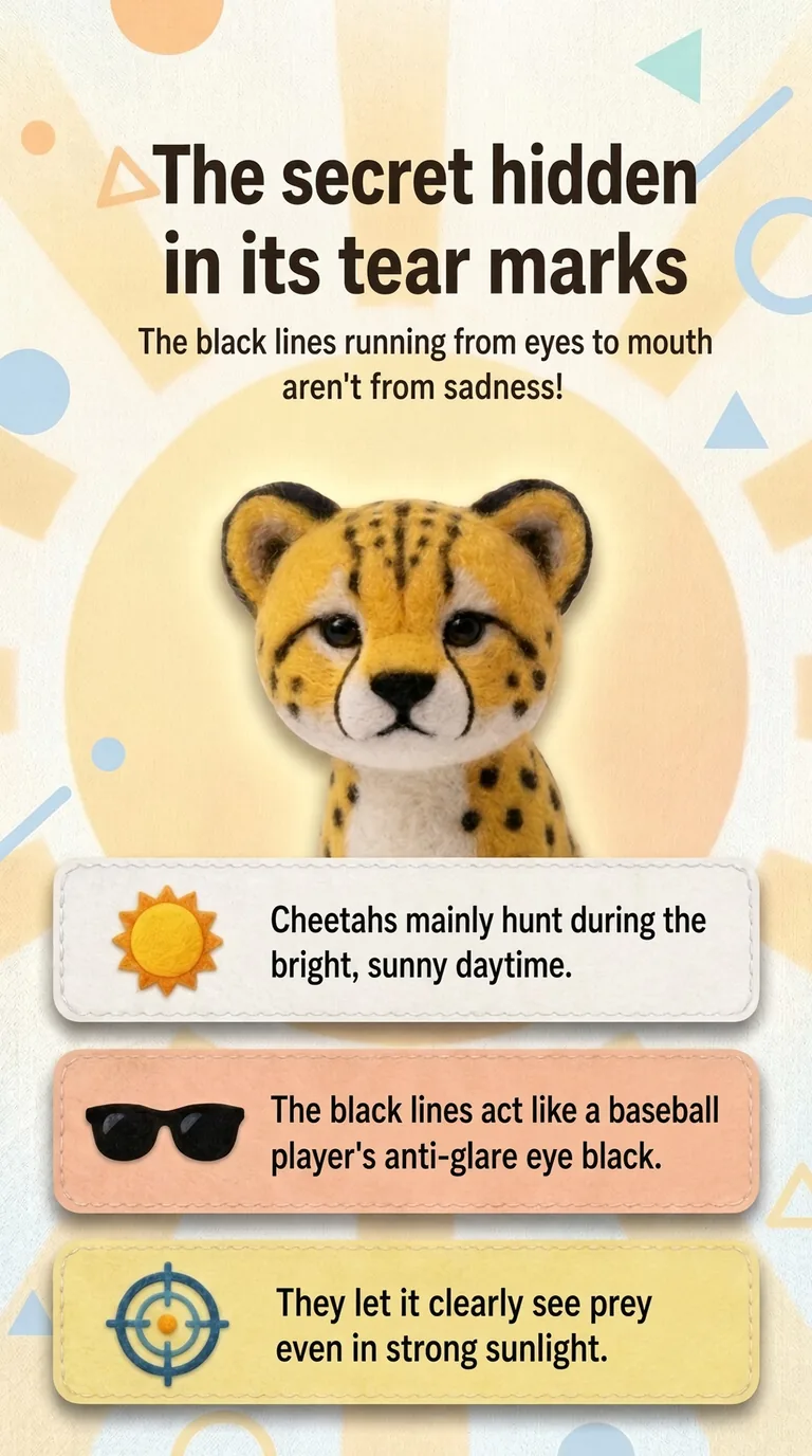 The secret hidden in its tear marks — The black lines running from eyes to mouth aren't from sadness!