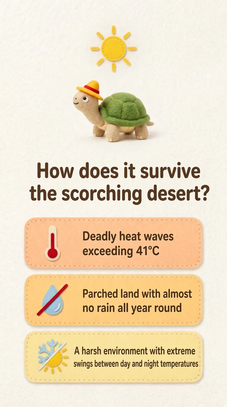 How does it survive the scorching desert?