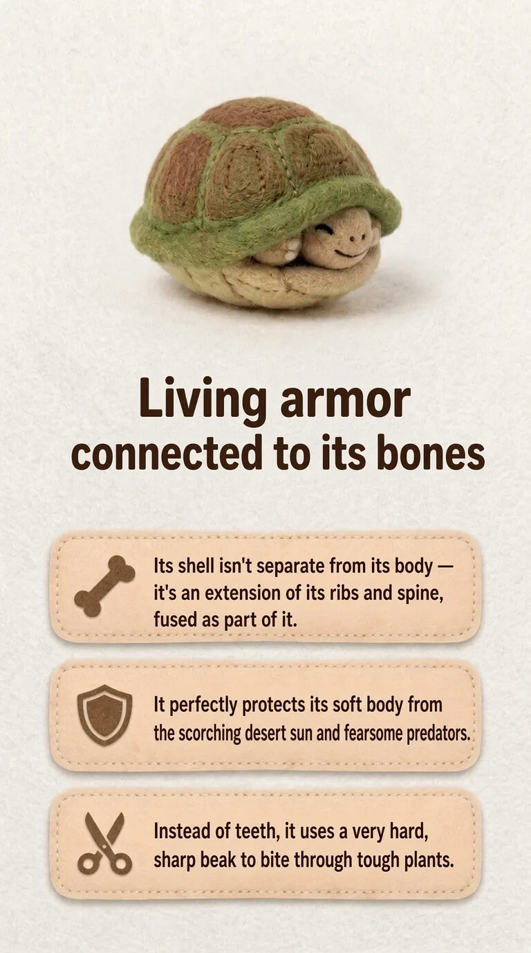 Living armor connected to its bones