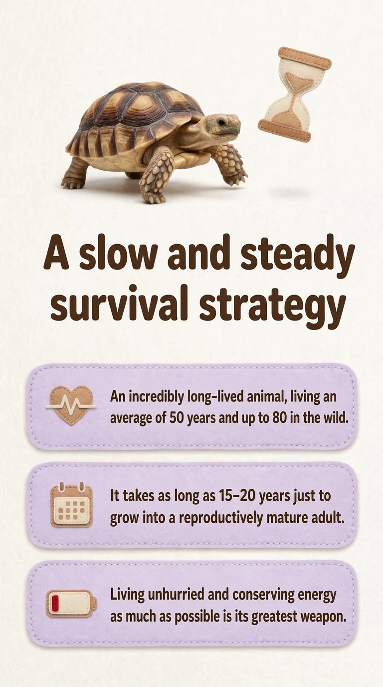 A slow and steady survival strategy