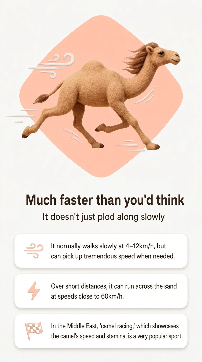 Much faster than you'd think — It doesn't just plod along slowly