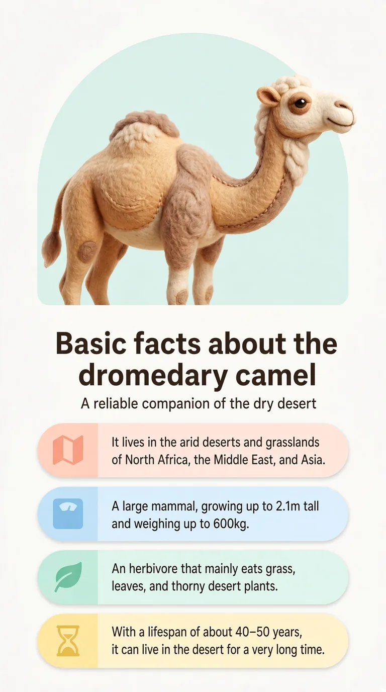 Basic facts about the dromedary camel — A reliable companion of the dry desert