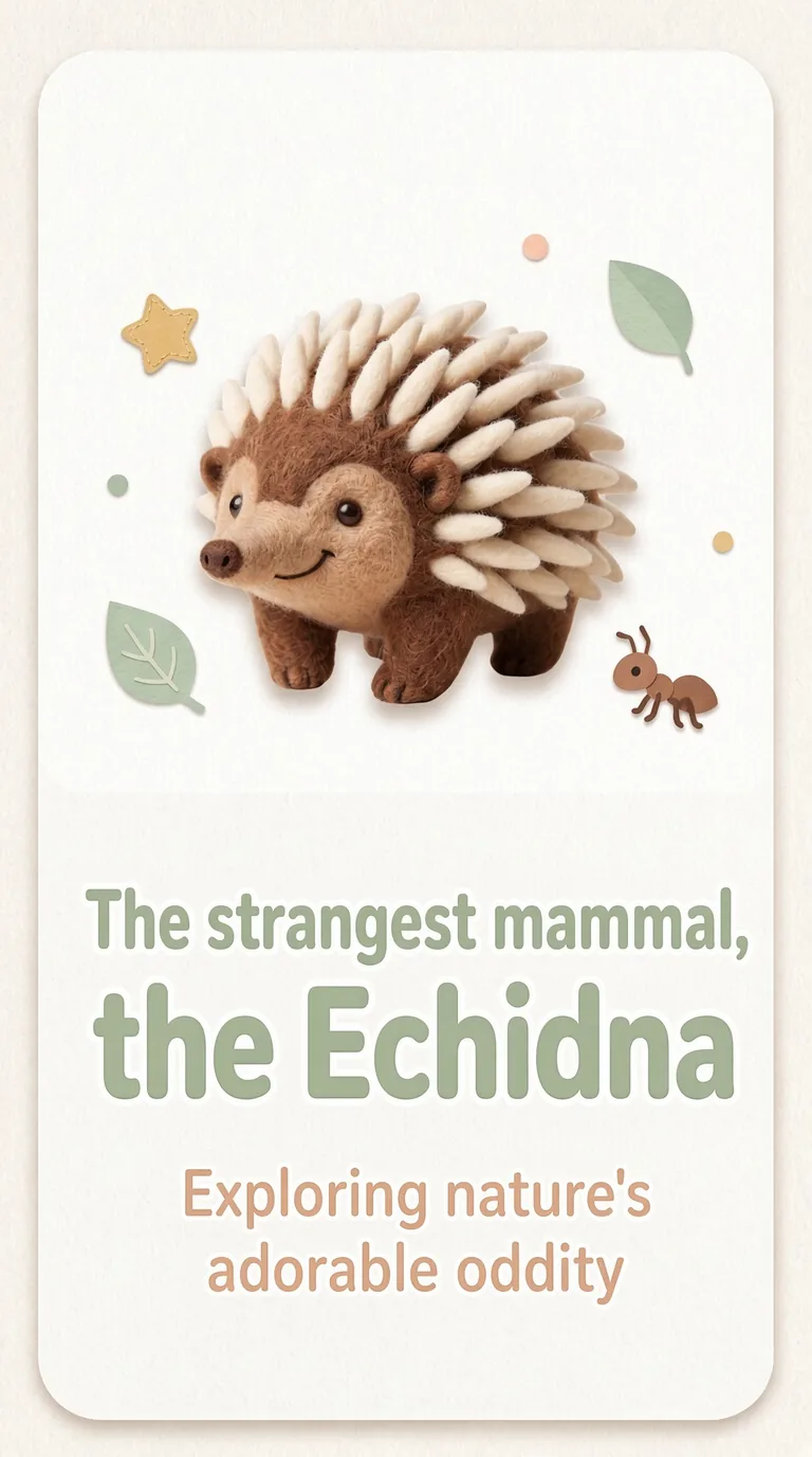 The strangest mammal, the Echidna — Exploring nature's adorable oddity