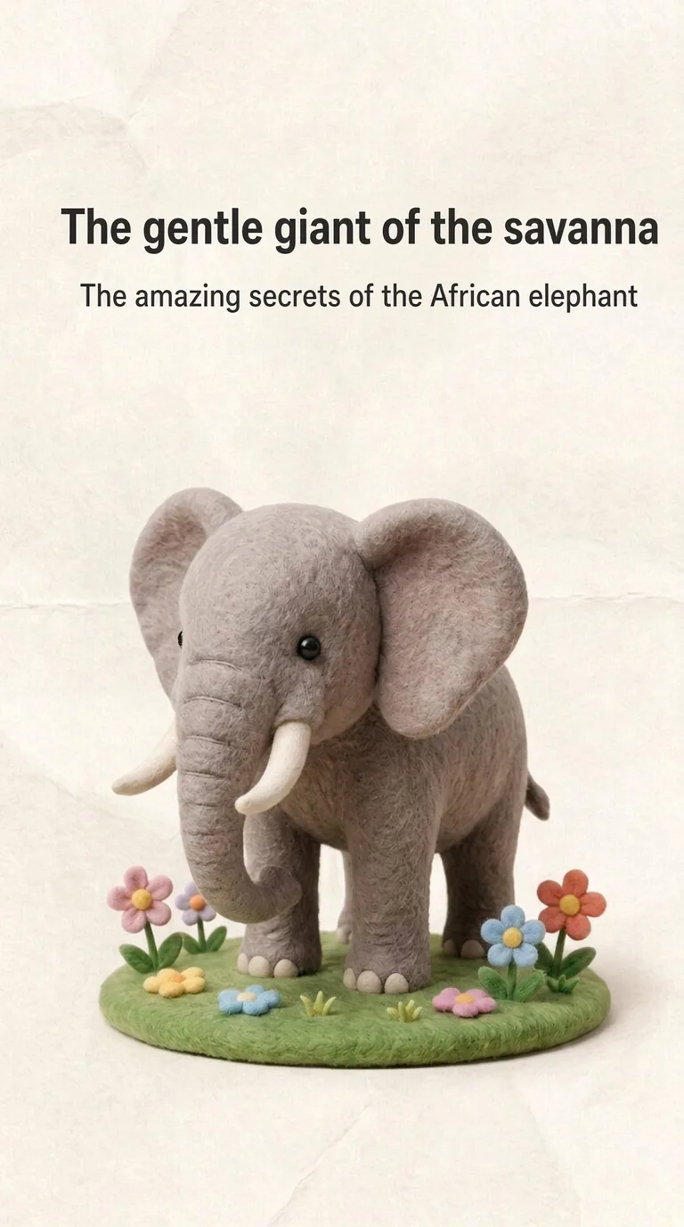 The gentle giant of the savanna — The amazing secrets of the African elephant