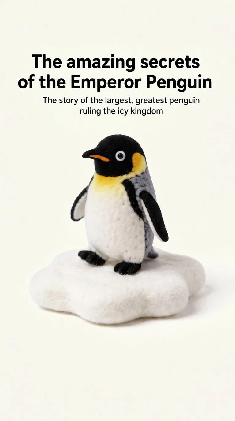 The true giant of the penguin world — The biggest among all 18 penguin species! — Massive size / A stylish tuxedo / Built for water