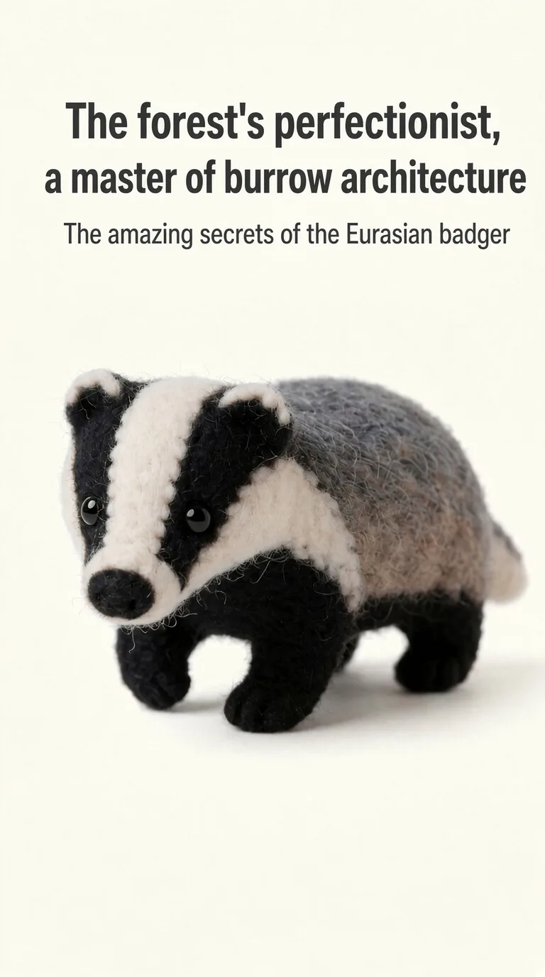 The forest's perfectionist, a master of burrow architecture — The amazing secrets of the Eurasian badger