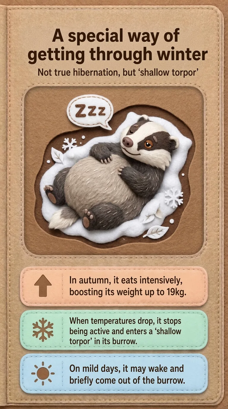 A special way of getting through winter — Not true hibernation, but 'shallow torpor'