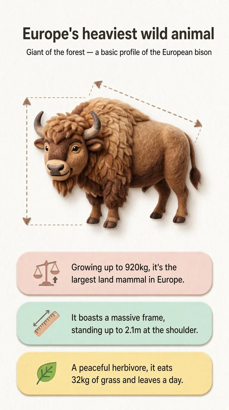 Europe's heaviest wild animal — Giant of the forest — a basic profile of the European bison
