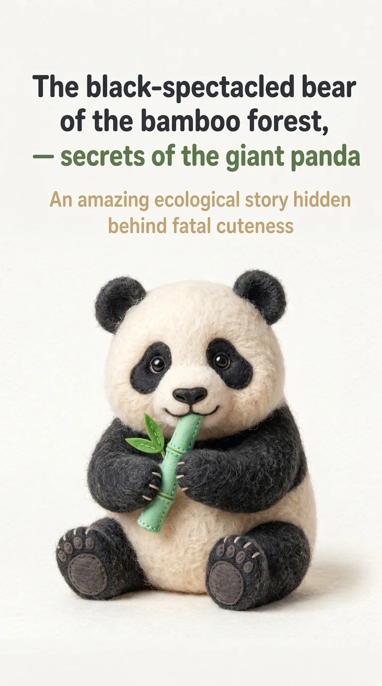 The black-spectacled bear of the bamboo forest — secrets of the giant panda — An amazing ecological story hidden behind fatal cuteness