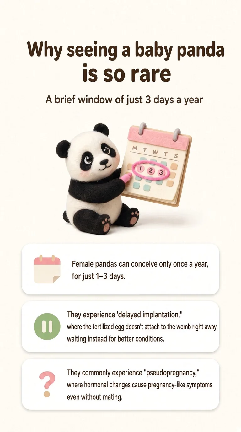 Why seeing a baby panda is so rare — A brief window of just 3 days a year