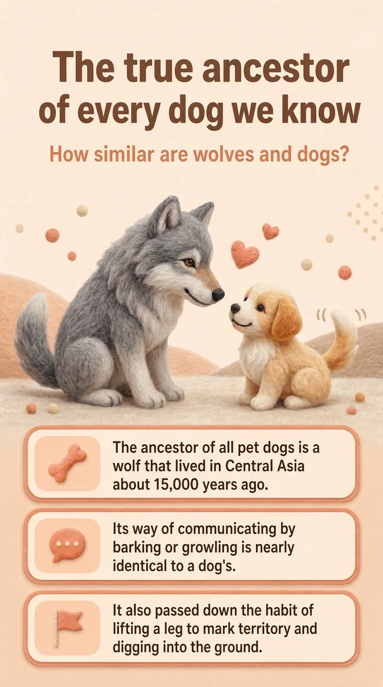The true ancestor of every dog we know — How similar are wolves and dogs?