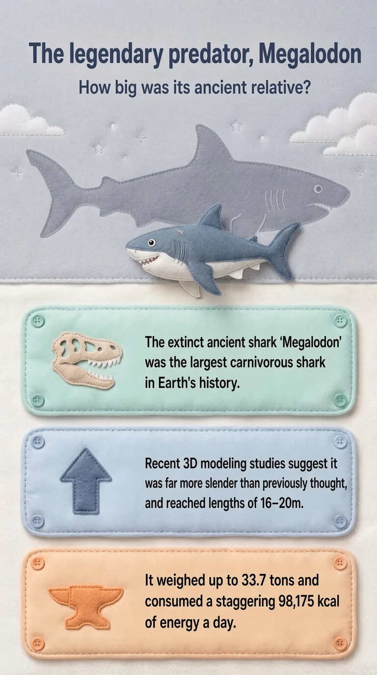The legendary predator, Megalodon — How big was its ancient relative?