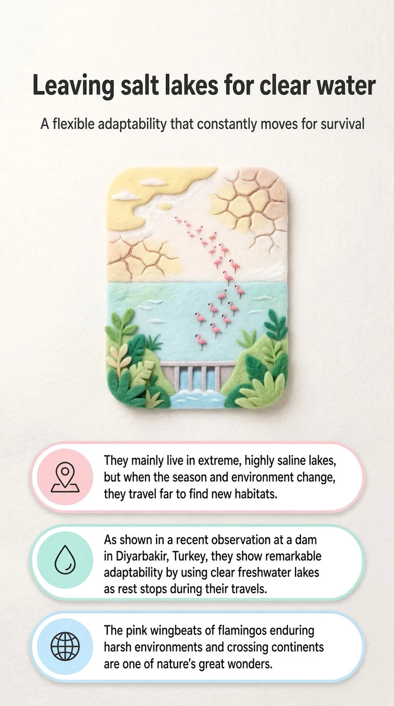 Leaving salt lakes for clear water — A flexible adaptability that constantly moves for survival