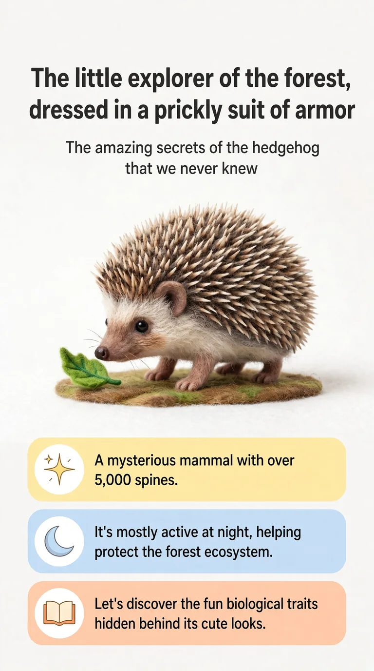 The little explorer of the forest, dressed in a prickly suit of armor — The amazing secrets of the hedgehog that we never knew