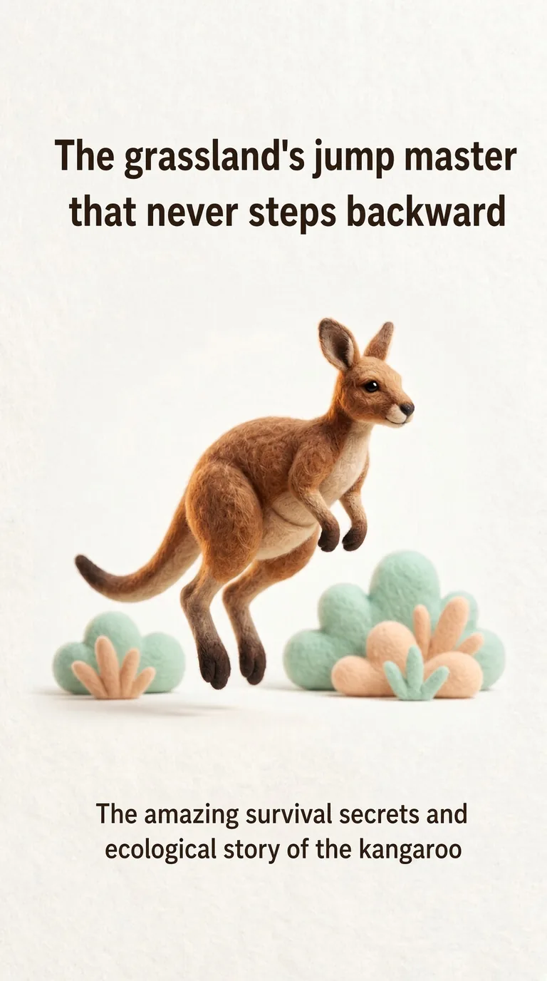 The grassland's jump master that never steps backward — The amazing survival secrets and ecological story of the kangaroo