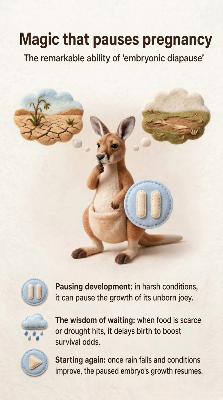 Magic that pauses pregnancy — The remarkable ability of 'embryonic diapause' — Pausing development / The wisdom of waiting / Starting again