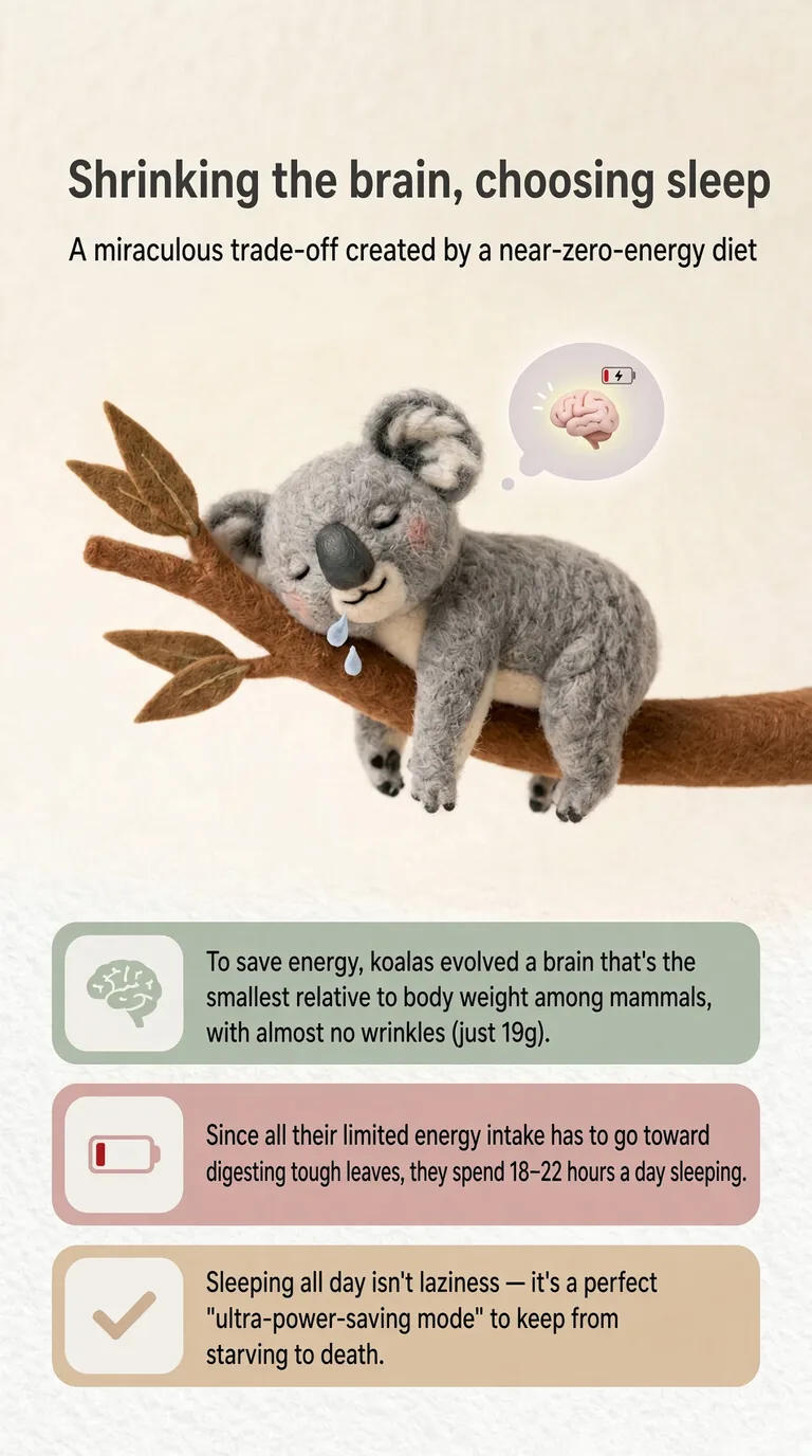 Shrinking the brain, choosing sleep — A miraculous trade-off created by a near-zero-energy diet