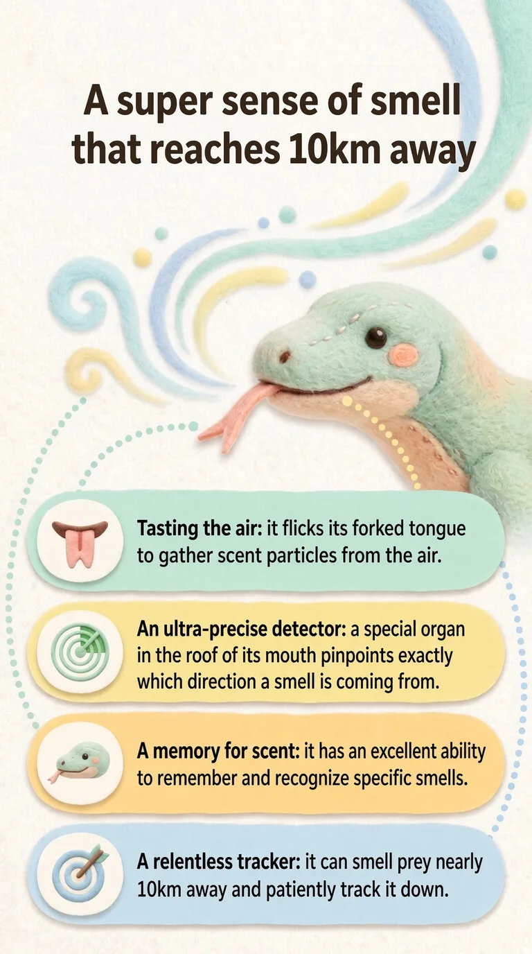 A super sense of smell that reaches 10km away — Tasting the air / An ultra-precise detector / A memory for scent / A relentless tracker