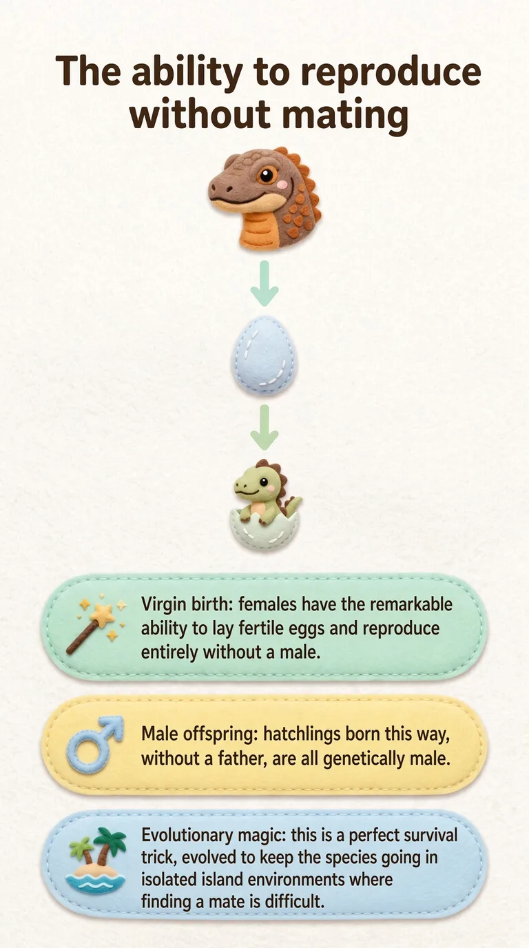 The ability to reproduce without mating — Virgin birth / Male offspring / Evolutionary magic