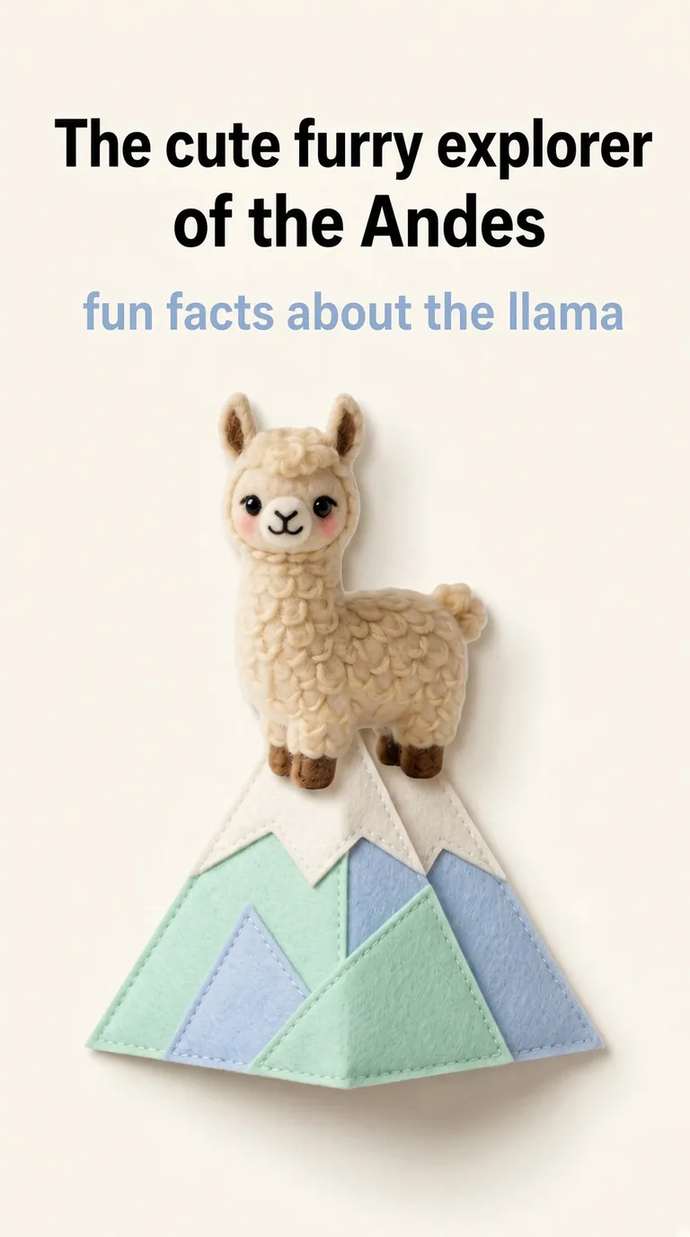 The cute — furry explorer of the Andes — fun facts about the llama