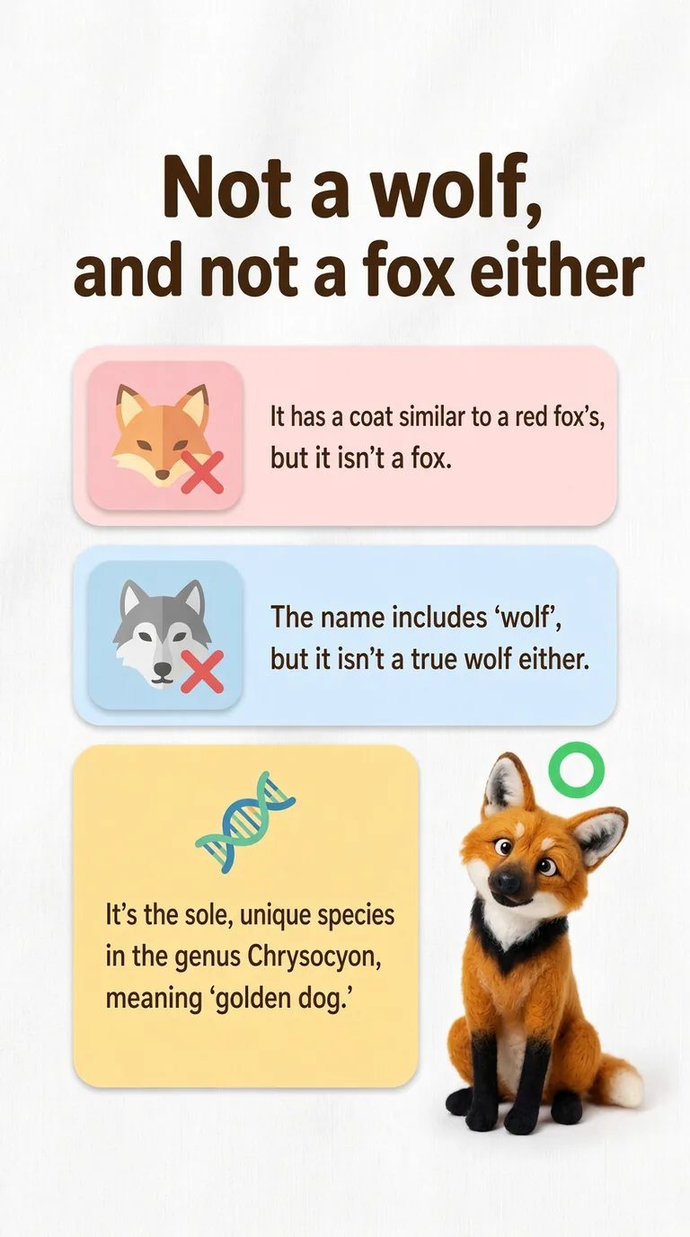 Not a wolf, and not a fox either