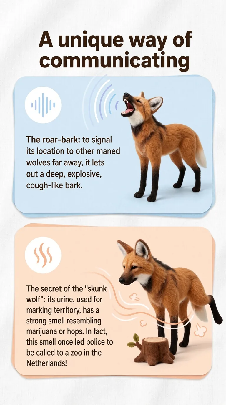 A unique way of communicating — The roar-bark / The secret of the "skunk wolf"