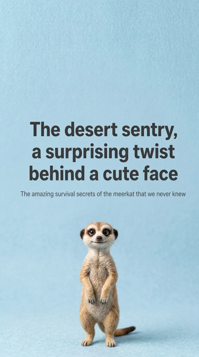 The desert sentry, a surprising twist behind a cute face — The amazing survival secrets of the meerkat that we never knew