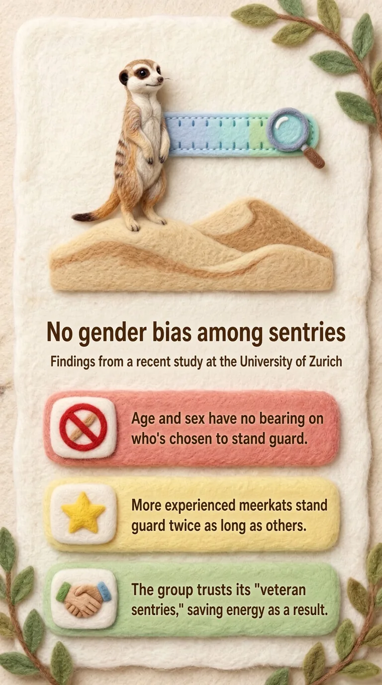 No gender bias among sentries — Findings from a recent study at the University of Zurich