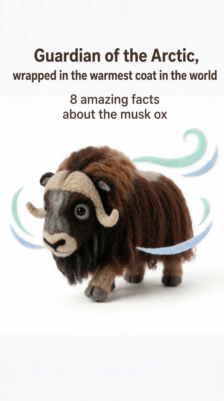 Guardian of the Arctic, wrapped in the warmest coat in the world — 8 amazing facts about the musk ox