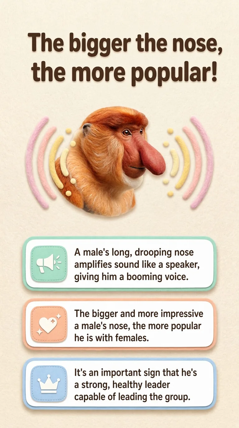 The bigger the nose, the more popular!