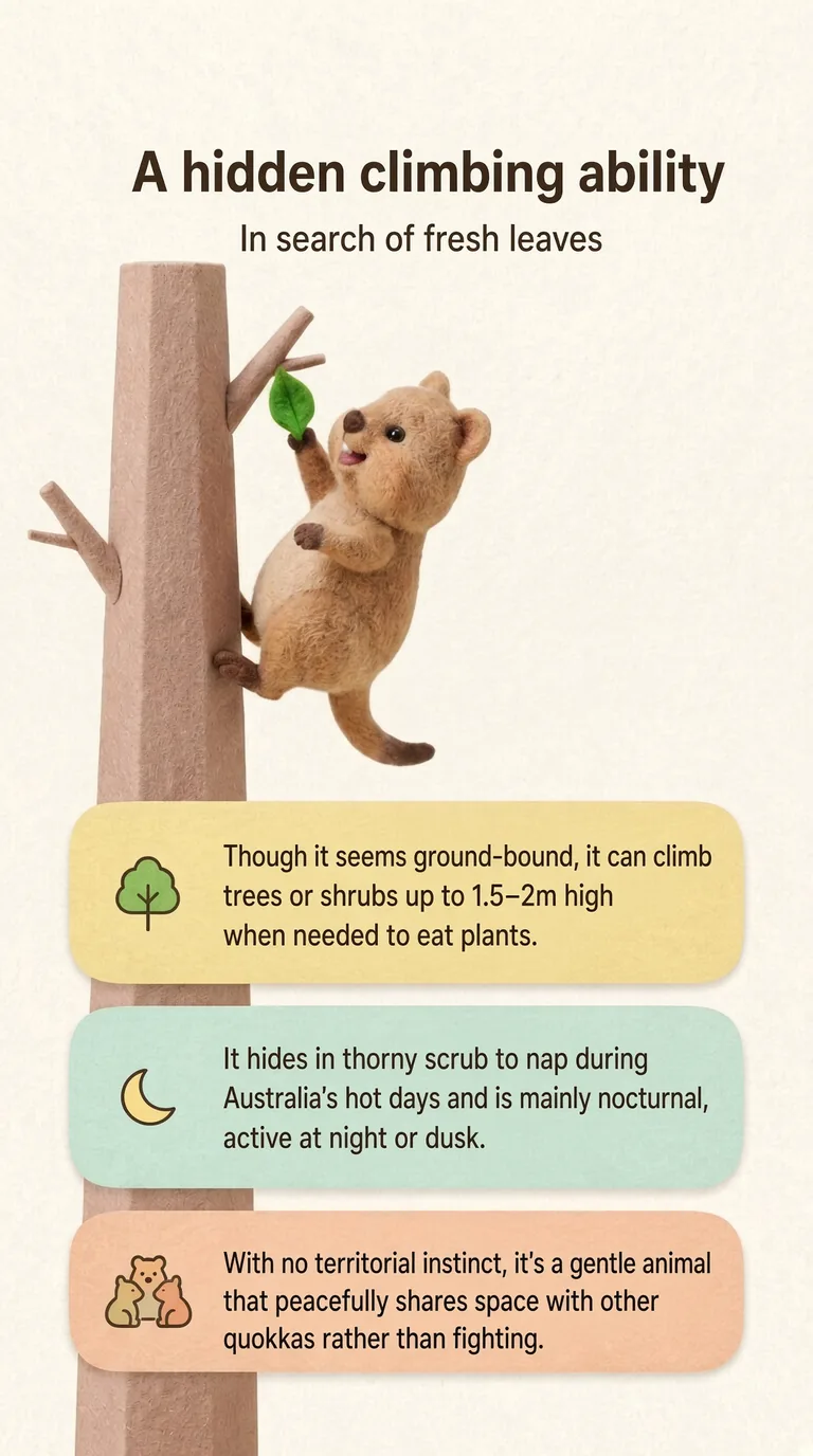 A hidden climbing ability — In search of fresh leaves