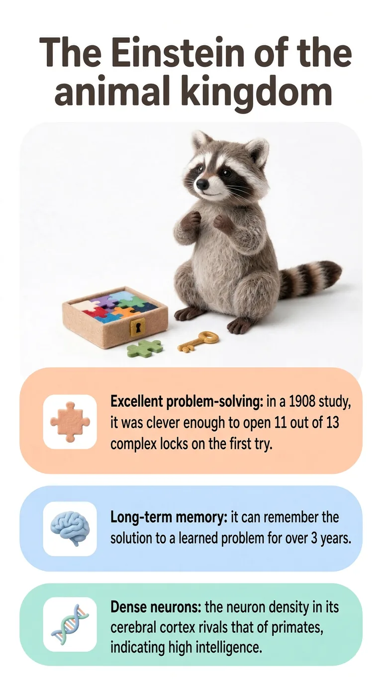 The Einstein of the animal kingdom — Excellent problem-solving / Long-term memory / Dense neurons