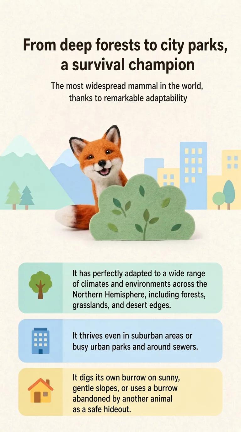 From deep forests to city parks, a survival champion — The most widespread mammal in the world, thanks to remarkable adaptability