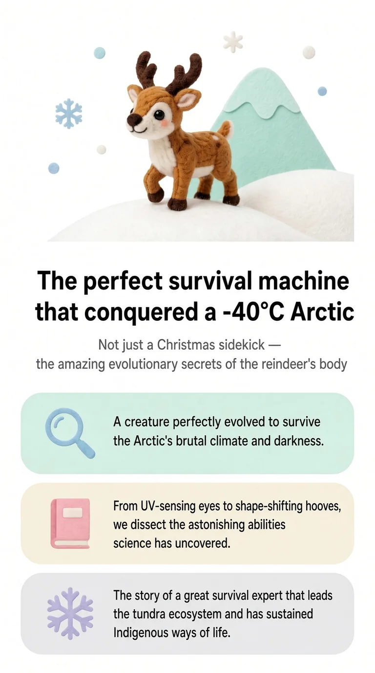 The perfect survival machine that conquered a -40°C Arctic — Not just a Christmas sidekick — the amazing evolutionary secrets of the reindeer's body