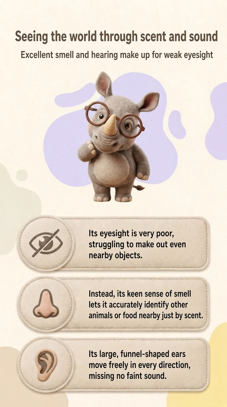 Seeing the world through scent and sound — Excellent smell and hearing make up for weak eyesight
