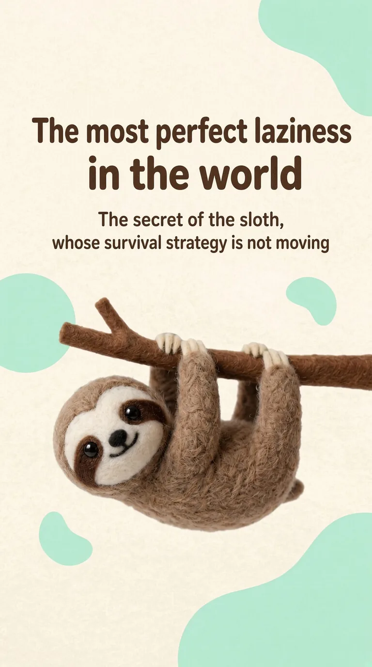 The most perfect laziness in the world — The secret of the sloth, whose survival strategy is not moving