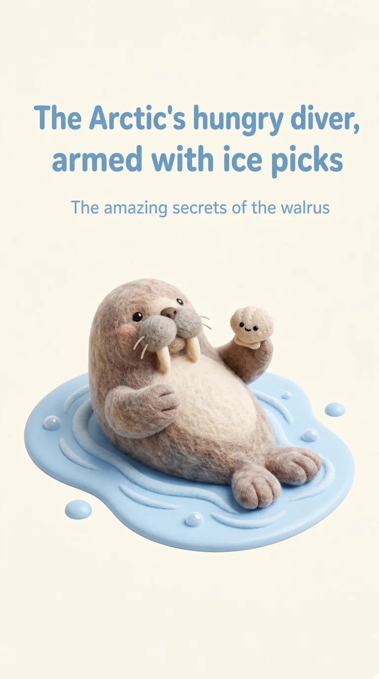 The Arctic's hungry diver, armed with ice picks — The amazing secrets of the walrus