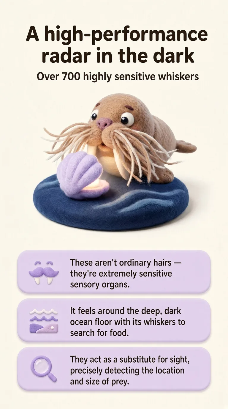 A high-performance radar in the dark — Over 700 highly sensitive whiskers