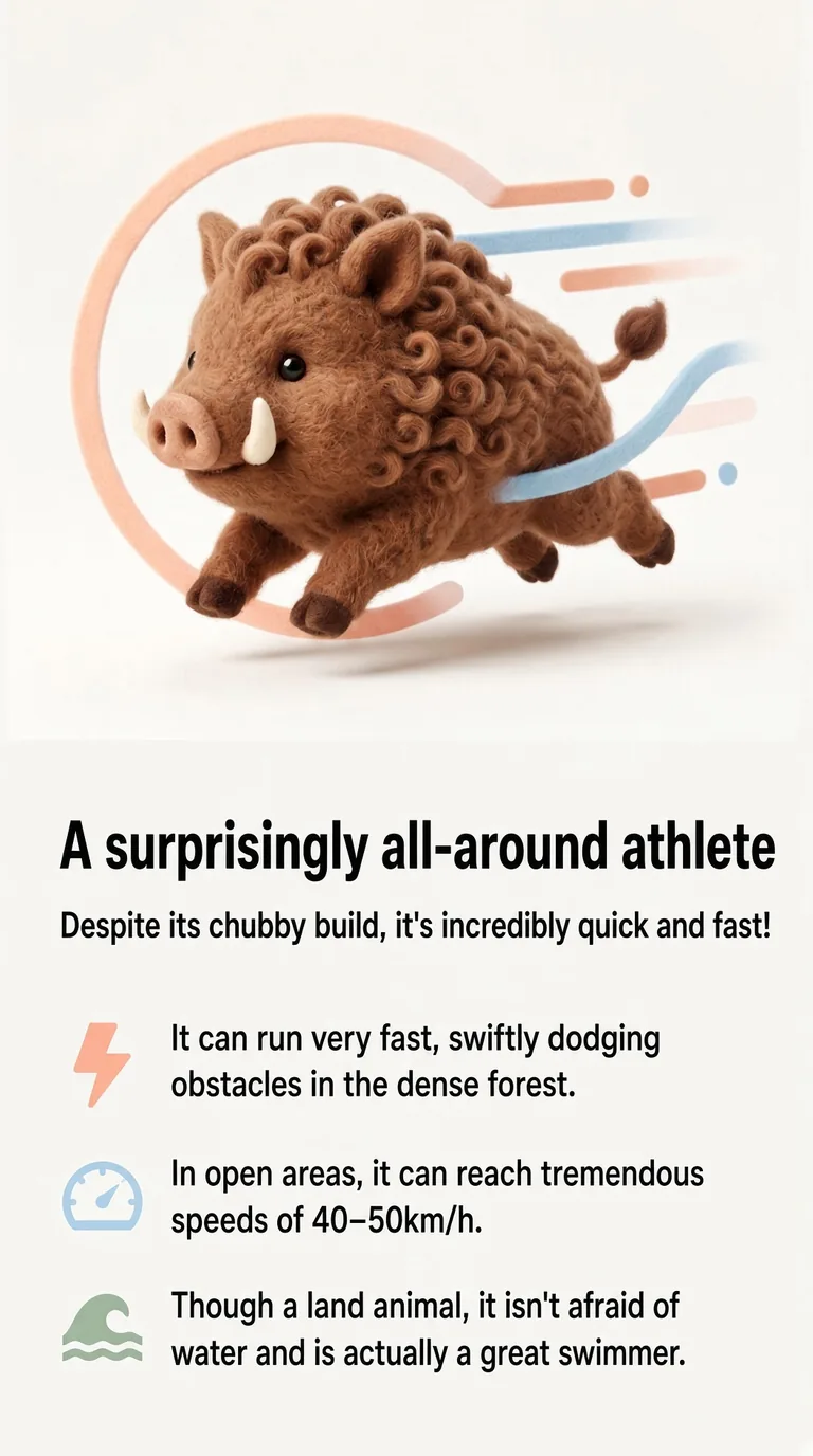 A surprisingly all-around athlete — Despite its chubby build, it's incredibly quick and fast!
