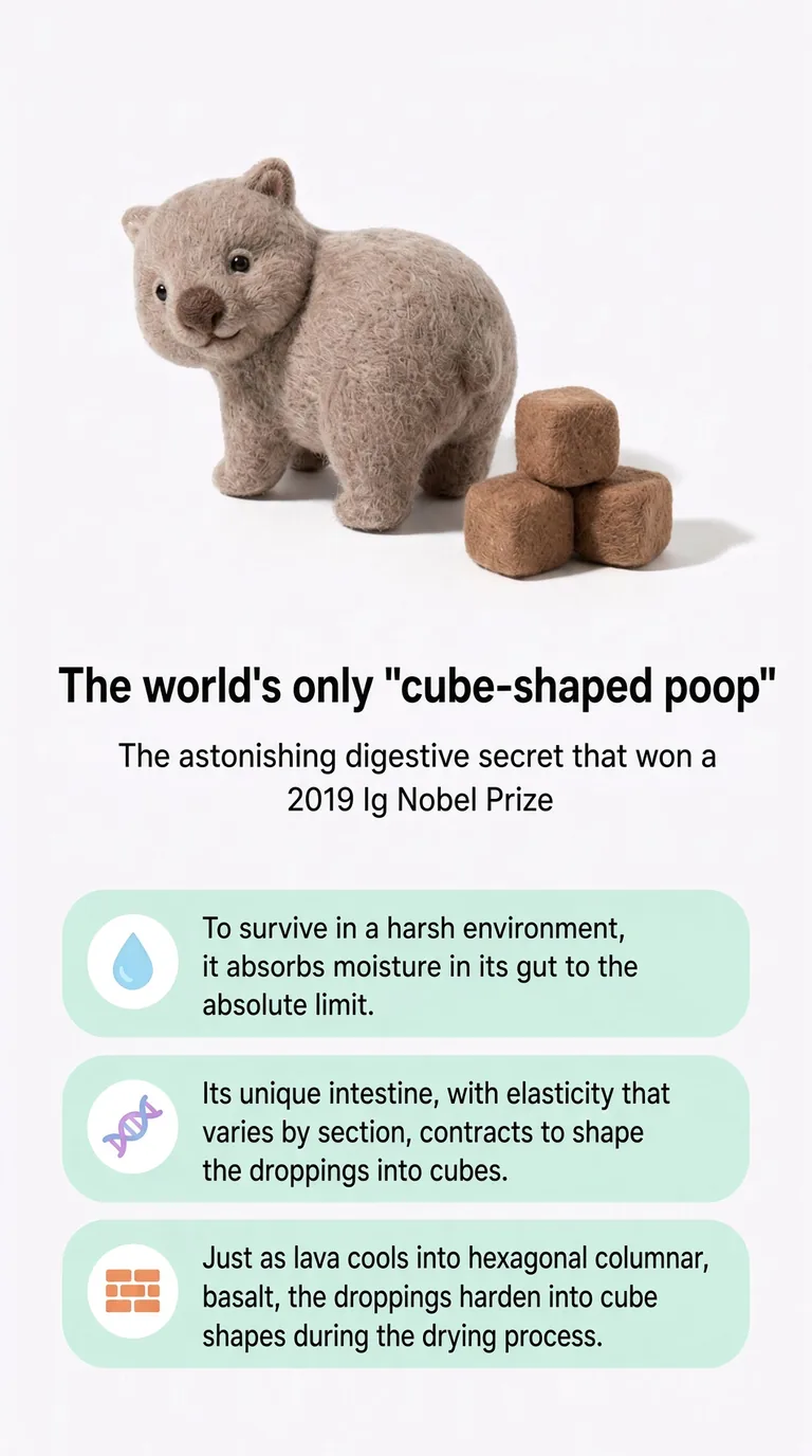 The world's only "cube-shaped poop" — The astonishing digestive secret that won a 2019 Ig Nobel Prize