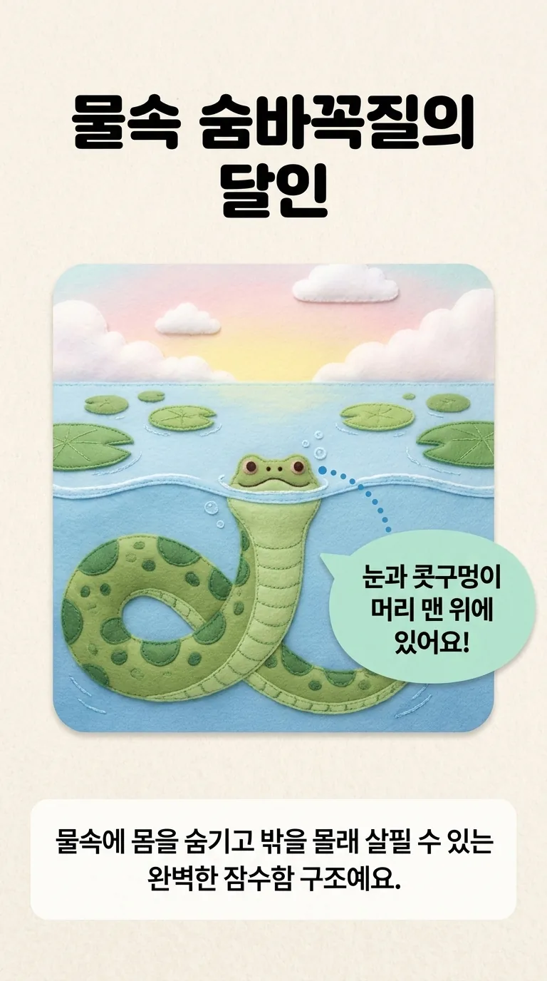 물속 숨바꼭질의 달인