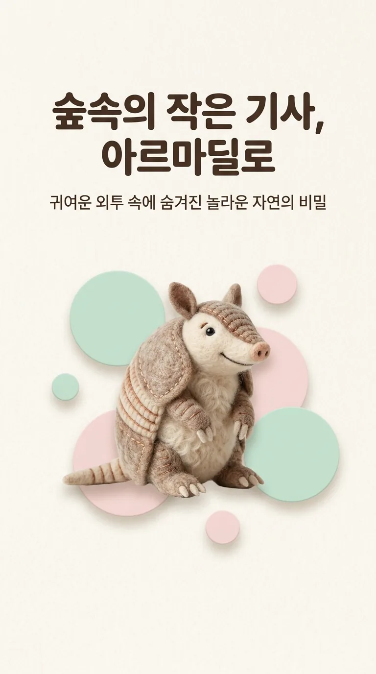 숲속의 작은 기사, 아르마딜로 — 귀여운 외투 속에 숨겨진 놀라운 자연의 비밀